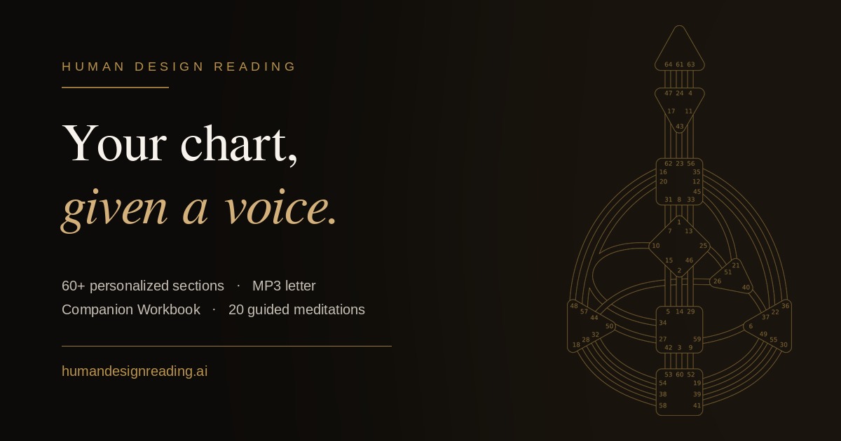 Human Design Reading | AI-Powered Personalized Reading ...